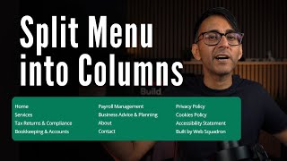 Split WordPress Menu into Columns ! Elementor Tutorial