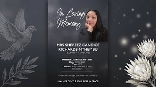 Funeral Service of Mrs Shereez Candice Richards-Mthembu