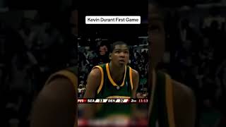 Throwback Hoops 19 Year Old Kevin Wayne Durant Makes His Nba Debut