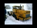 Russische Traktor Kirovetz K 700 unter extremen Bedingungen.2013