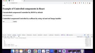 What are controlled components in React | Lecture # 11