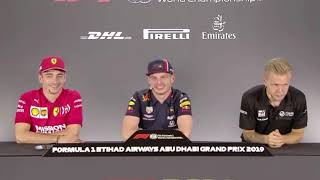 Walter Koster’s long question | Abu Dhabi Pre Race Press Conference