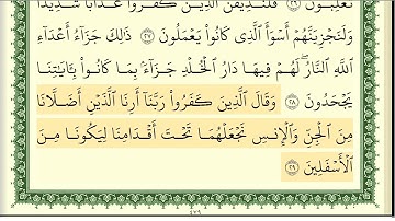 ايمن سويد سورة فصلت كاملة مكتوبة