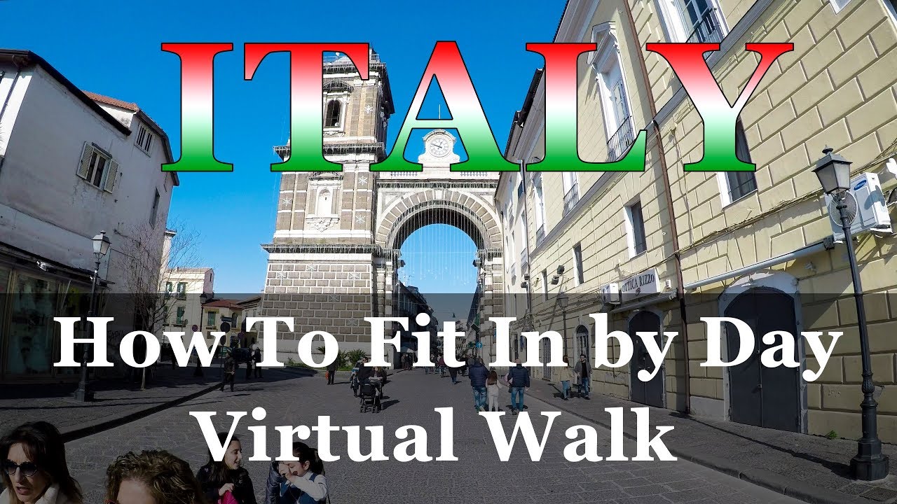 Aversa, Italy Day Tour - 4K