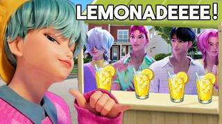 SAJA BOYS open a LEMONADE STAND... (Voiceover skit) K-Pop Demon Hunters