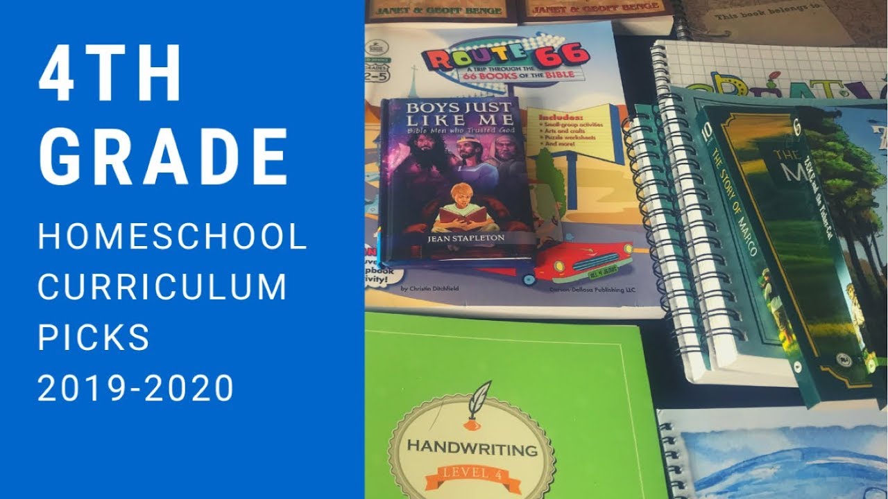 4th grade homeschool curriculum picks what we are using for our new