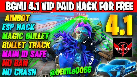 BGMI HACK 4.1 | BGMI 4.1 MOD APK | BGMI ESP HACK | BGMI 4.1 HACK | HOW TO HACK BGMI HACK