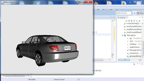 How to Put a Downloaded Free .3ds Car Model into Java 3D and Manipulate It_2 (with Source Code)