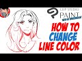 EASY way to change line color in CLIP STUDIO PAINT 