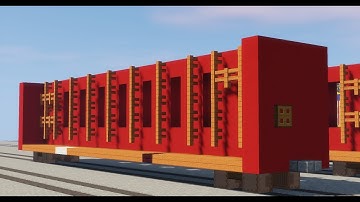 Minecraft BNSF Center Beam Flatcar Tutorial