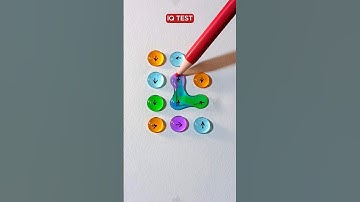 Hãy nối hết giọt nước theo hướng mũi tên #shorts #quiz #iqtest #solution #question #drawing