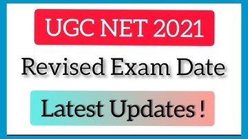 UGC NET 2021 Official Updates |Ugc net Dec 2020 Revised Exam date | Nta net 2021 Exam | Ugc net 2021