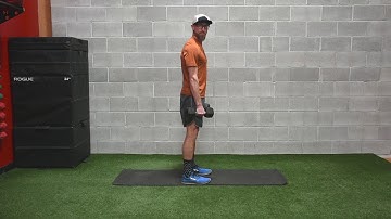 Tough 21 Ex 2: Dumbbell Squat with Twist Curl Press