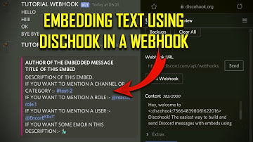 ALL ABOUT WEBHOOK INTEGRATION OF DISCORD !!!