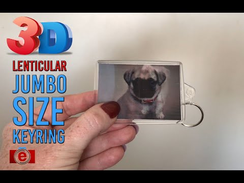3D Lenticular Keyrings