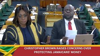 Christopher Brown Raises Concerns Over Protecting Jamaicans’ Money