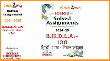 😱 FREE BHDLA-136 (B.A. Hindi) IGNOU Solved Assignment | Full Question-by-Question Explanation