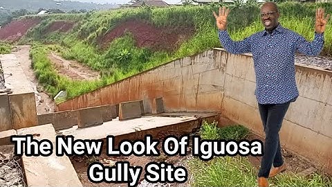 EDO: This Is Iguosa Housing Estate Gully Erosion Site At Ugbowo Oluku Benin City, Edo State.