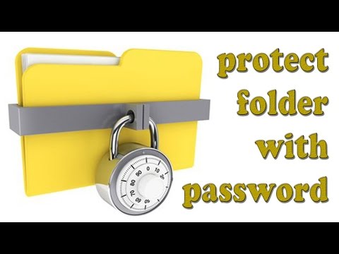 password protect a folder password protect a folder