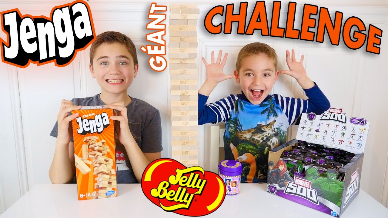 JENGA CHALLENGE GANT  Surprises ou Jelly Belly 