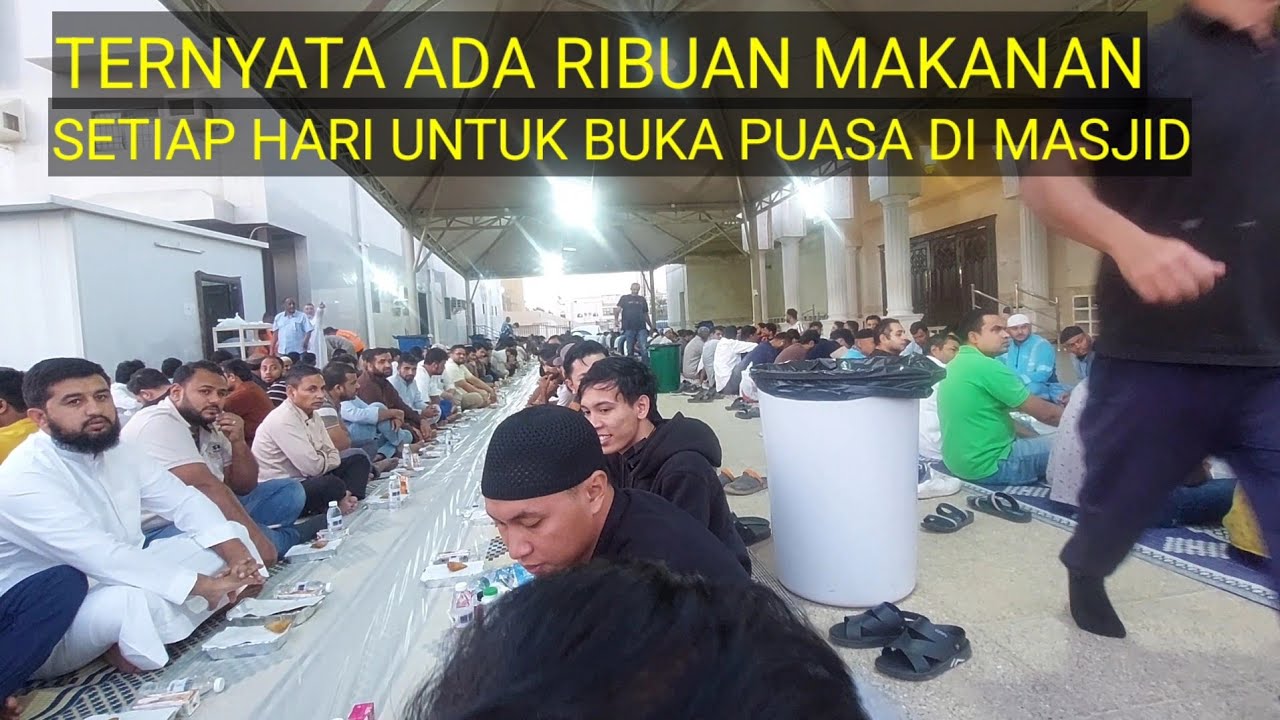 TERNYATA SEPERTI INI BUKA PUASA DI MASJID ARAB SAUDI