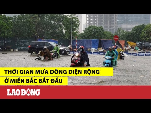 Video Thời gian mưa dông diện rộng ở miền Bắc bắt đầu - youtube