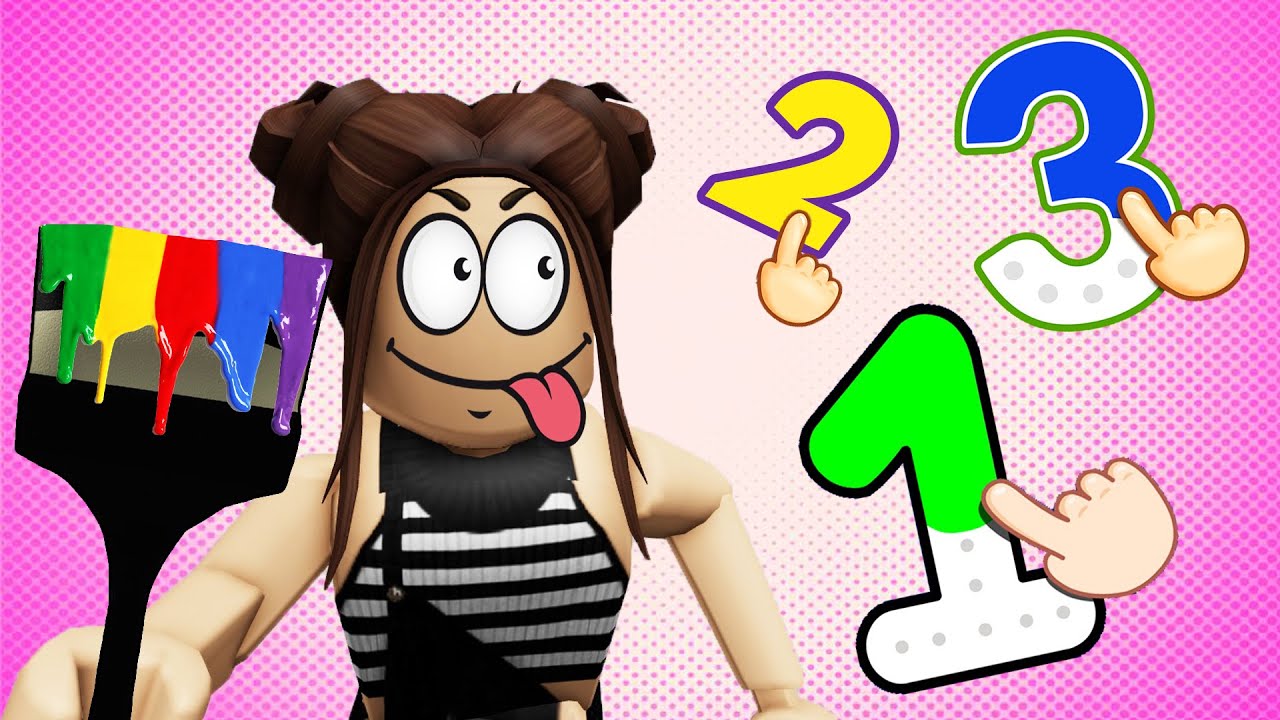 SAYILARDAN RESİM YAP!!🎨Roblox Color by number YouTube