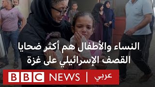 حرب غزة: النساء والأطفال هم أكثر ضحايا القصف الإسرائيلي على غزة | بي بي سي نيوز عربي