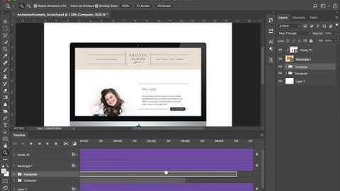How to Make a Scrolling Website Graphic in Photoshop