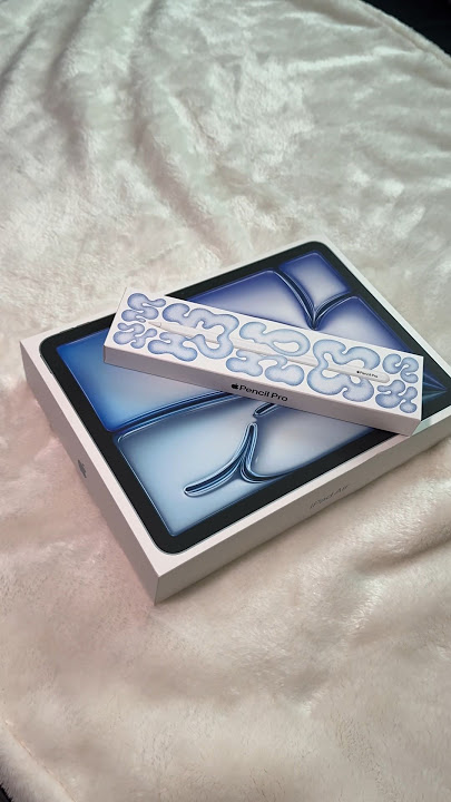 NEW iPad Air 2024 🤔 'blue' iPad Air M2 unboxing