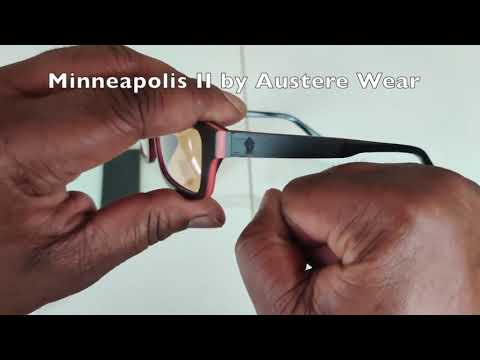 Austere Wear x MyBlack Univ3rs3: Minneapolis II Glasses Unboxing/Review Highlight