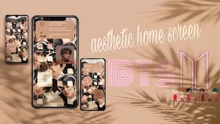 BTS AESTHETIC HOME SCREEN ON ANDROID screenshot 3