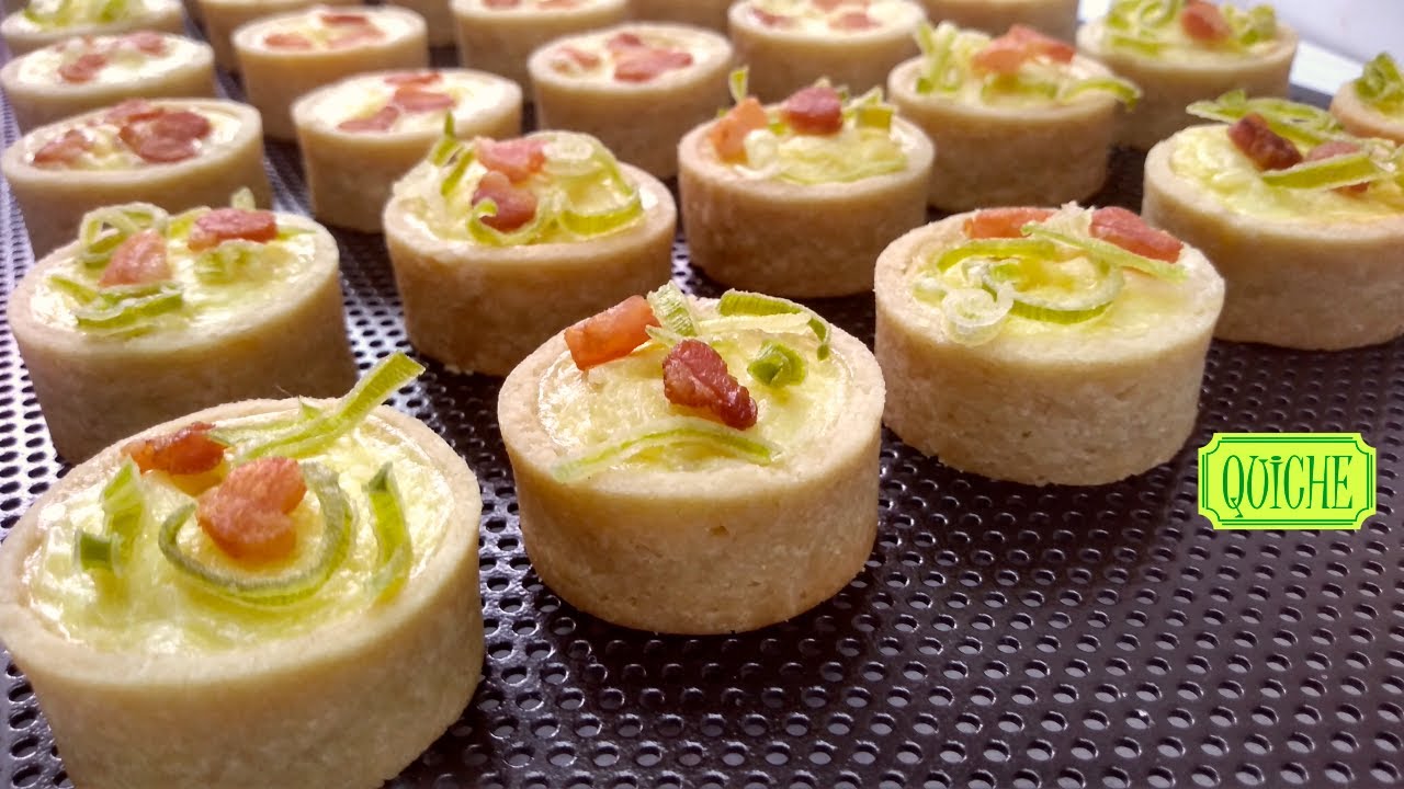 Quiche | Alho Poró | Queijo | Bacon | Massa Crocante