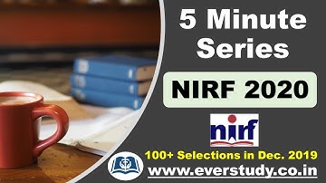 NIRF 2020 | 5 Minutes Series | UGC NET Paper 1