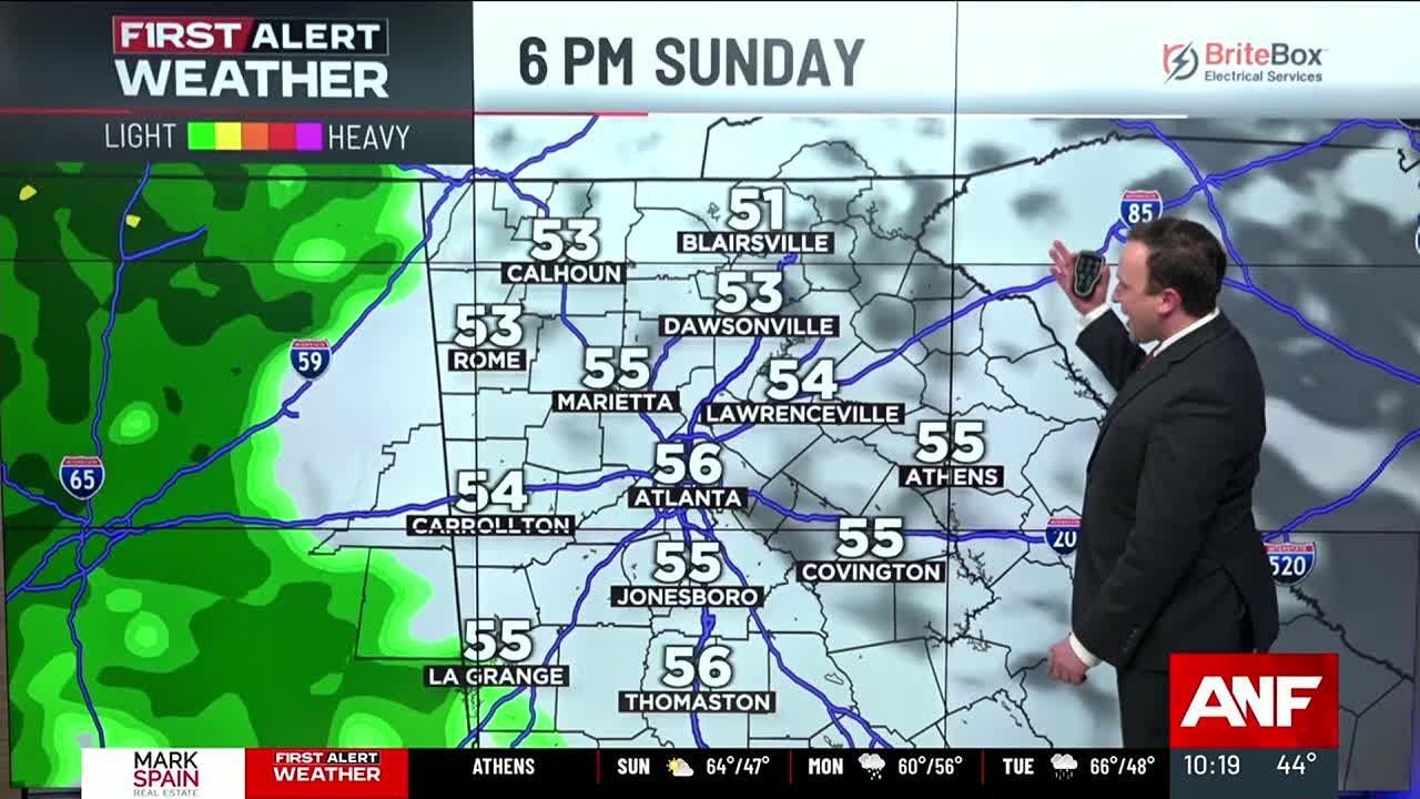 First Alert Forecast | Rounds of rain arrive late tomorrow, into the ...