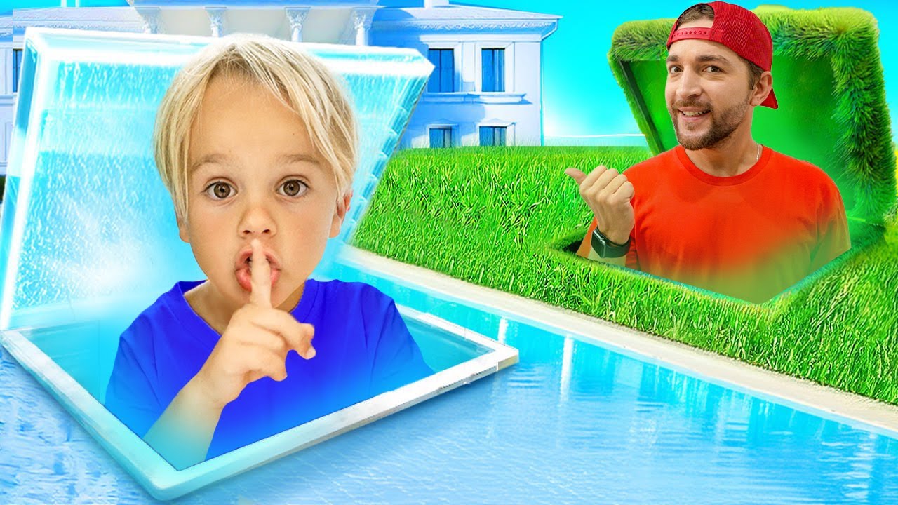 Chris y sus amigos exploran habitaciones secretas: desafíos divertidos para niños