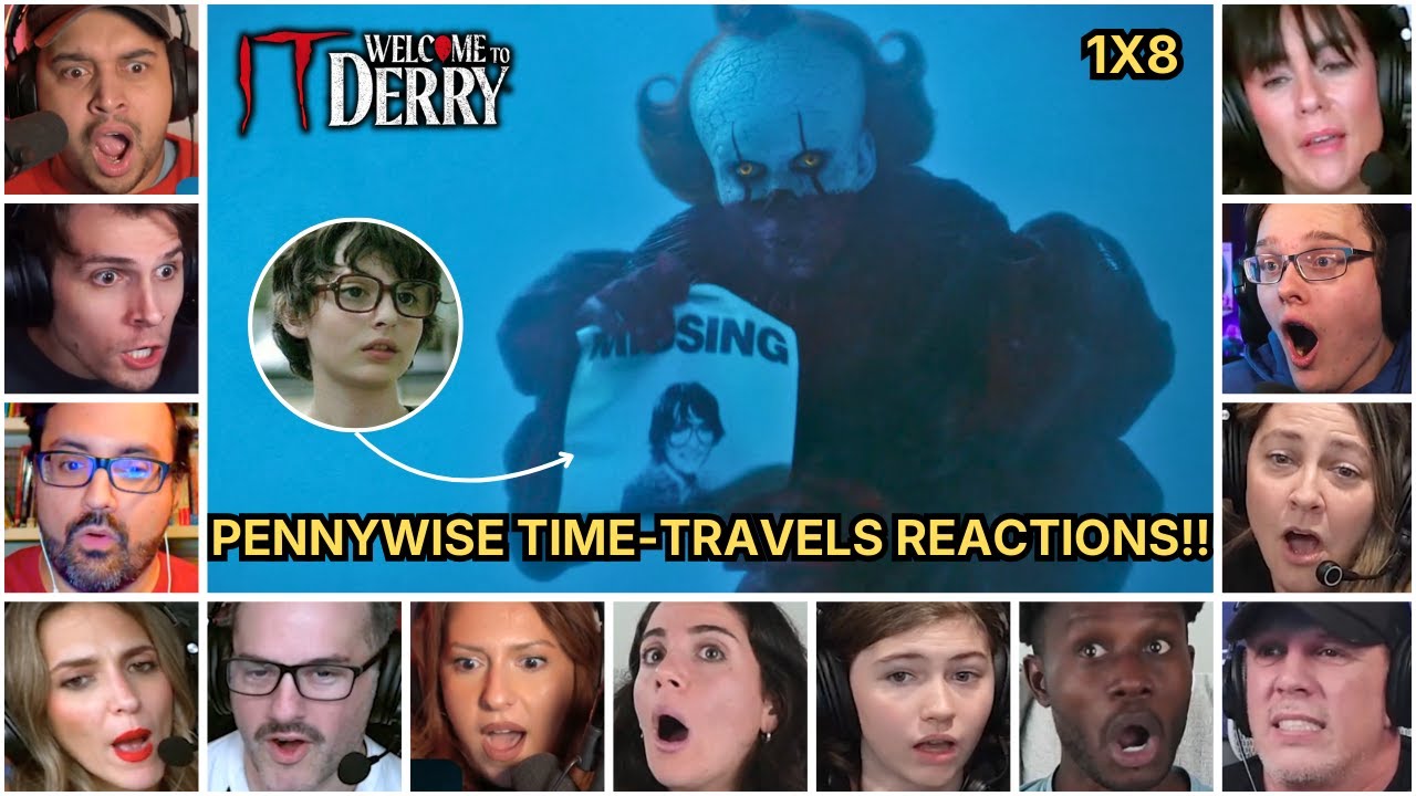 Reactors Reacting To Pennywise Can Time Travel | IT: Welcome To Derry Episode 8 Reaction Mashup