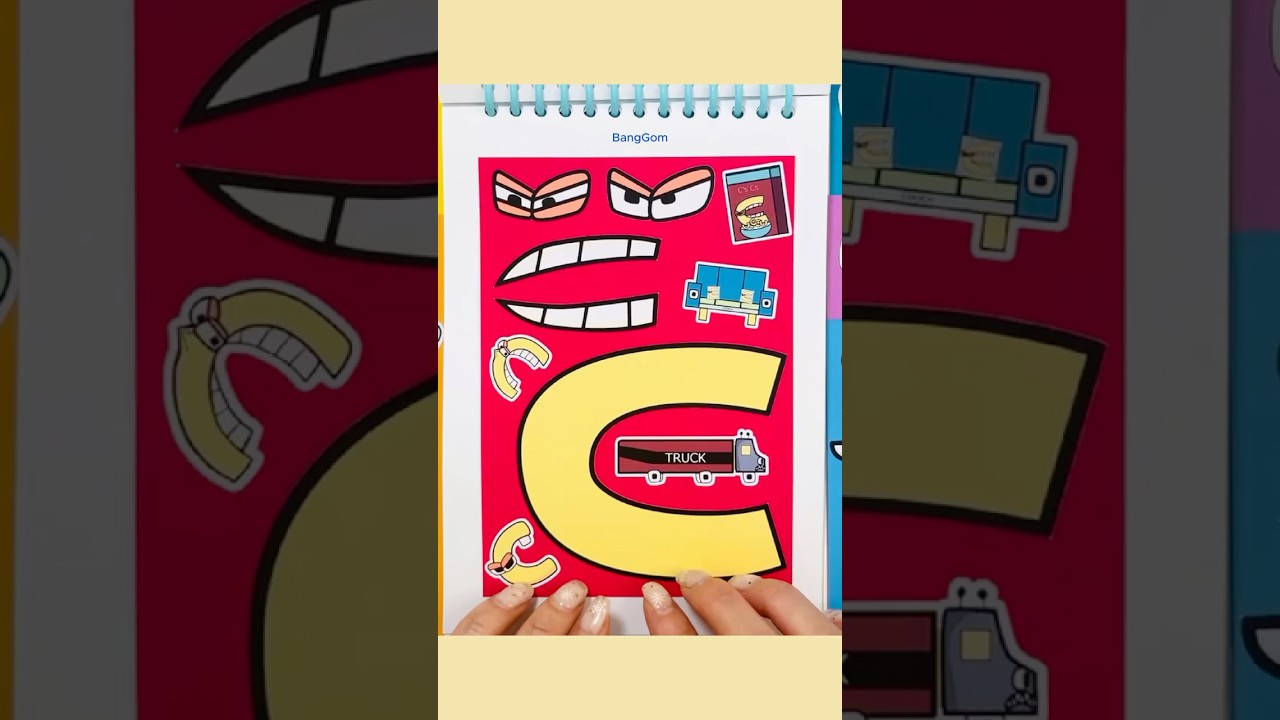 Alphabet lore sticker book C 🐱 알파벳로어 스티커 C