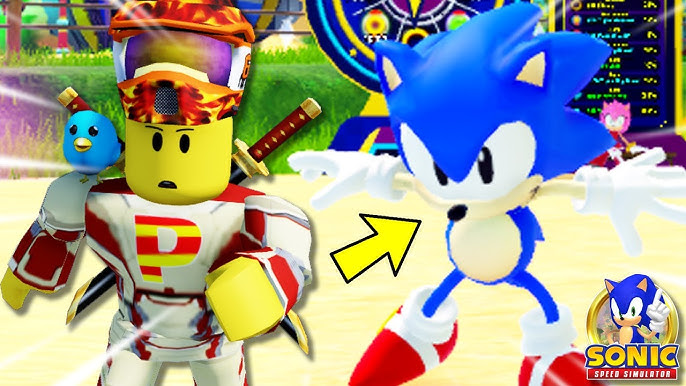 Sonic Speed Simulator Main Render in my style by blue007prime on