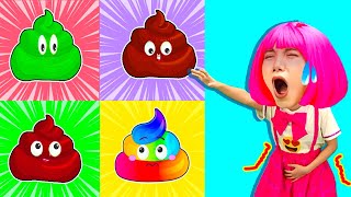 Colorful Poo Poo Song 💩| Mega Compilation | DoliBoo Kids Song & Educational Videos