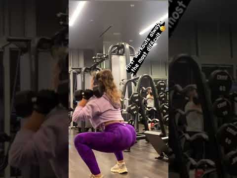 Nastya nass twerk dance in the gym - YouTube