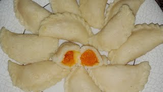 সুজি দিয়ে সিদ্ধ পুলি পিঠা/Semolina puli pitha. screenshot 1