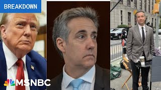 Trump trial ends with incriminating testimony from star witness - see Melber’s breakdown