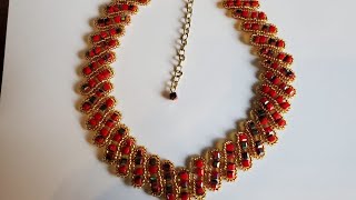 DIY Beautiful  Crystal Cube Necklace