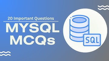 MySQL MCQs | Top 20 MySQL Questions and Answers | Tpoint Tech #mysql #mcqs