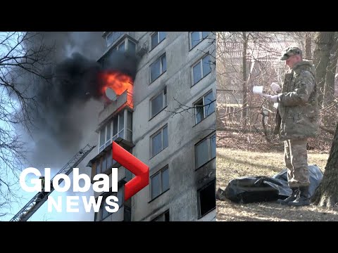 Russia-Ukraine conflict: At least 2 killed in Kyiv residential building struck by Russian artillery