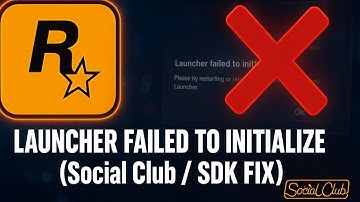 How To Fix Rockstar Games Launcher Failed To Initialize Error (Social Club / SDK Fix) 2025