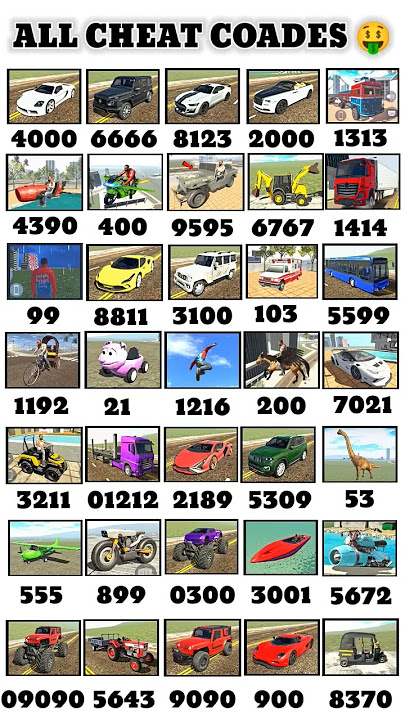 Indian bike driving 3D all animals all monster truck cheat code