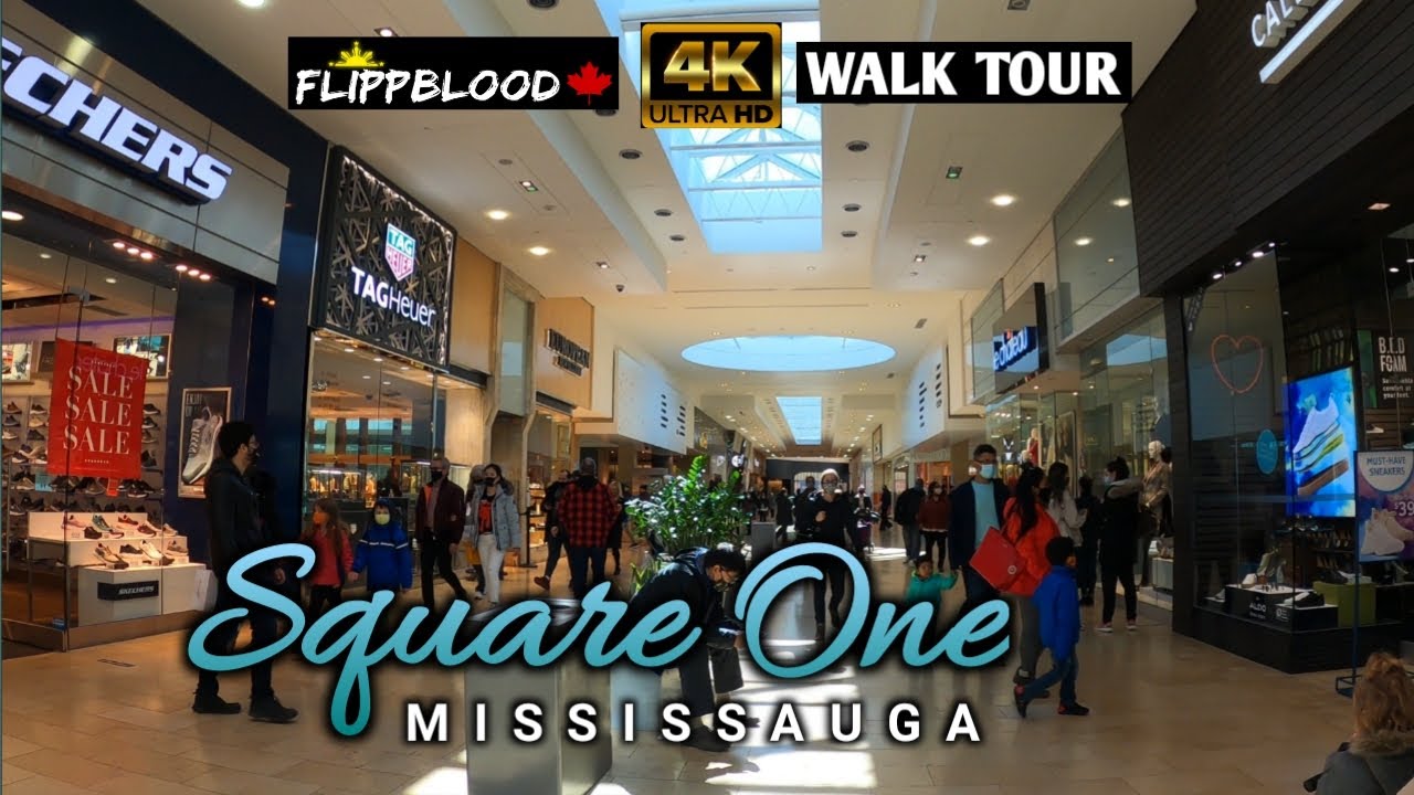 Inside the BIGGEST MALL in Ontario  |  SQUARE ONE Mississauga  |  4K Walk Tour
