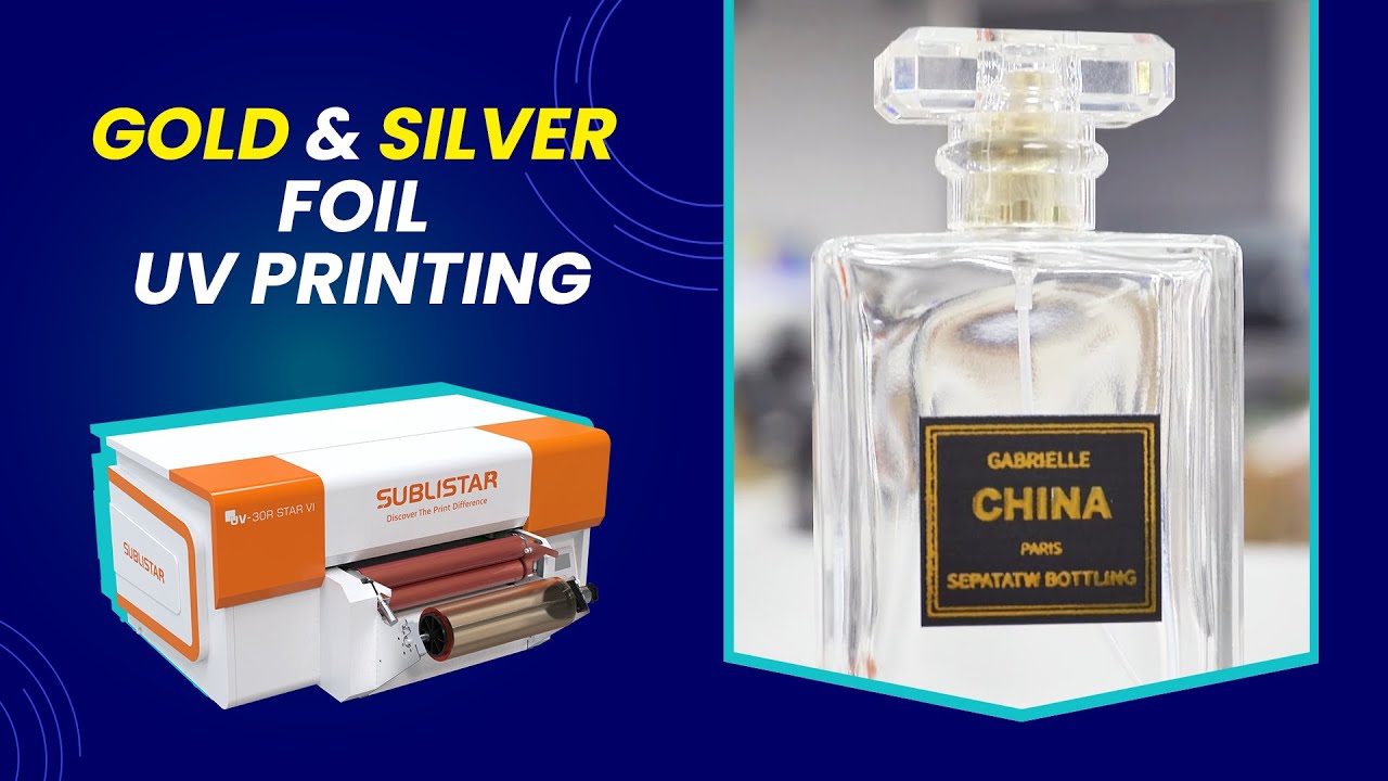 Stunning Foil Printing with UV30R: Gold & Silver Effects Made Easy